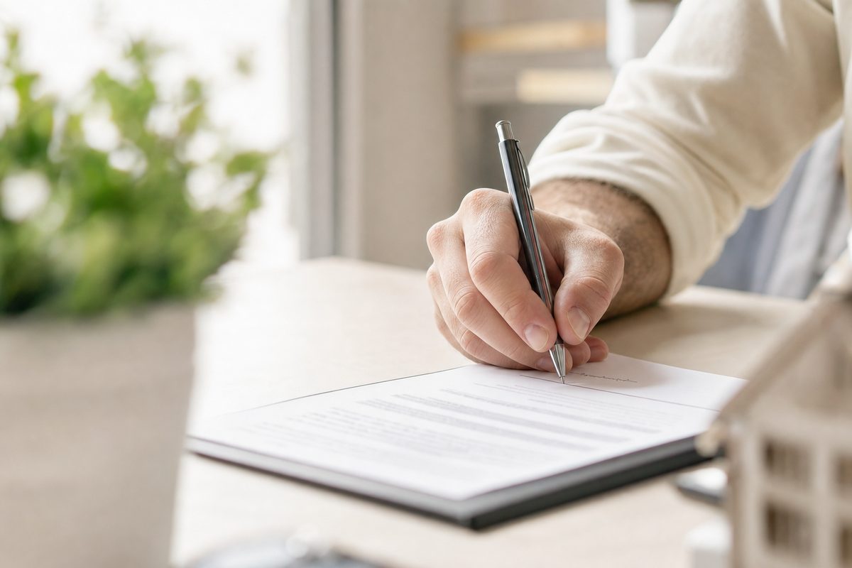 Signature du transfert hypothécaire